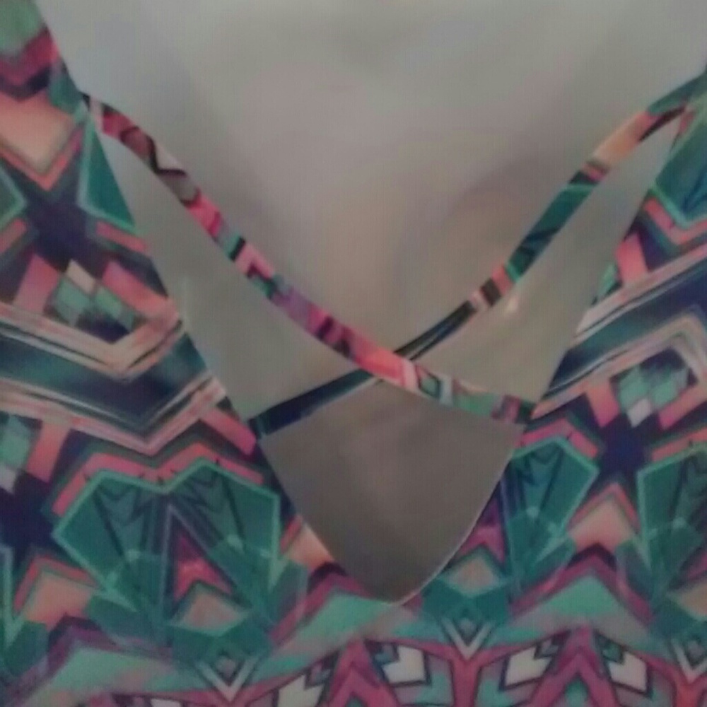 Aztec Chiffon Top - Picture 4 of 5